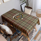 Scott Green Weathered Tartan Crest Tablecloth