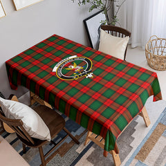 Stewart Atholl Modern Tartan Crest Tablecloth