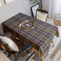 Taylor Weathered Tartan Crest Tablecloth