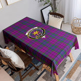 Wardlaw Modern Tartan Crest Tablecloth