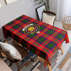 Wauchope (or Waugh) Tartan Crest Tablecloth