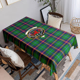 Young Modern Tartan Crest Tablecloth