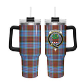 Anderson Modern Tartan Crest 40 oz Insulated Tumbler with Handle