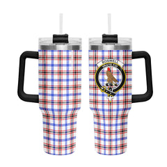 Boswell Modern Tartan Crest 40 oz Insulated Tumbler with Handle