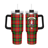 Boyd Modern Tartan Crest 40 oz Insulated Tumbler with Handle