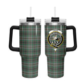 Craig Tartan Crest 40 oz Insulated Tumbler with Handle