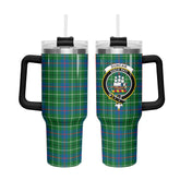 Duncan Ancient Tartan Crest 40 oz Insulated Tumbler with Handle