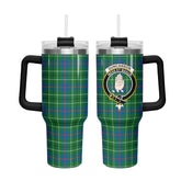 Duncanson Tartan Crest 40 oz Insulated Tumbler with Handle