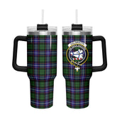 Galbraith Modern Tartan Crest 40 oz Insulated Tumbler with Handle