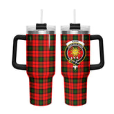 Kerr Modern Tartan Crest 40 oz Insulated Tumbler with Handle
