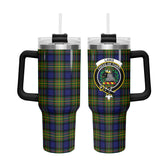 Laws Tartan Crest 40 oz Insulated Tumbler with Handle
