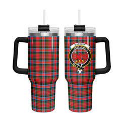 MacDuff Modern Tartan Crest 40 oz Insulated Tumbler with Handle