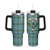MacInnes Ancient Tartan Crest 40 oz Insulated Tumbler with Handle