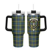 McClellan Ancient Tartan Crest 40 oz Insulated Tumbler with Handle