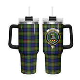 McLaren Modern Tartan Crest 40 oz Insulated Tumbler with Handle