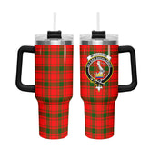 McQuarrie Tartan Crest 40 oz Insulated Tumbler with Handle