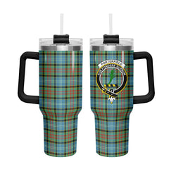 Porterfield Tartan Crest 40 oz Insulated Tumbler with Handle