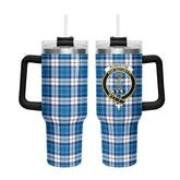 Roberton Tartan Crest 40 oz Insulated Tumbler with Handle