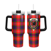 Tweedie Tartan Crest 40 oz Insulated Tumbler with Handle