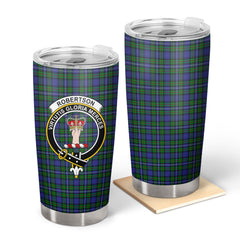 Robertson Hunting Modern Tartan Crest Tumbler