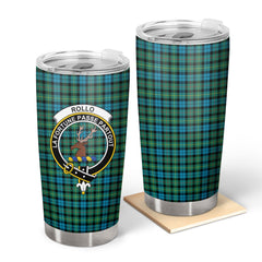 Rollo Ancient Tartan Crest Tumbler