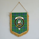 Duncan Ancient Tartan Crest Wall Hanging Banner - Wood Pole
