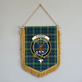 Forbes Ancient Tartan Crest Wall Hanging Banner - Wood Pole