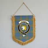 Stewart of Appin Hunting Ancient Tartan Crest Wall Hanging Banner - Wood Pole