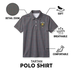 Shepherd Tartan Crest Birdseye Mesh Polo Shirt