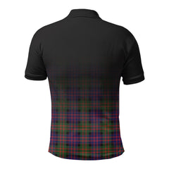 McBrayne Tartan Crest Polo Shirt - Thistle Black Style