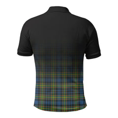 McClellan Ancient Tartan Crest Polo Shirt - Thistle Black Style