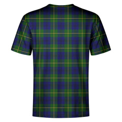 Johnston Modern Tartan Crest T-shirt