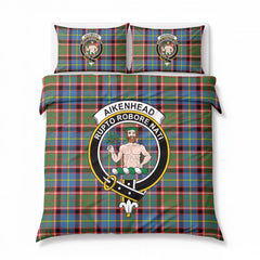 Aikenhead Tartan Crest Bedding Set