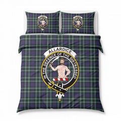 Allardice Tartan Crest Bedding Set