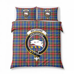 Bethune Modern Tartan Crest Bedding Set