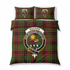 Buchan Modern Tartan Crest Bedding Set