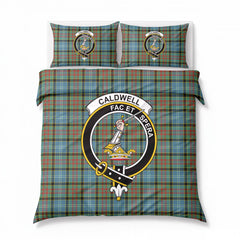 Caldwell Tartan Crest Bedding Set