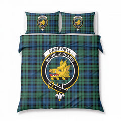 Campbell Ancient 02 Tartan Crest Bedding Set