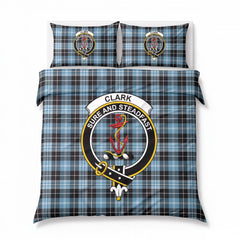 Clark Ancient Tartan Crest Bedding Set