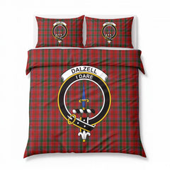 Dalzell Tartan Crest Bedding Set
