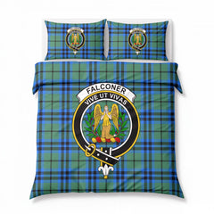 Falconer Tartan Crest Bedding Set