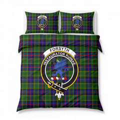 Forsyth Modern Tartan Crest Bedding Set