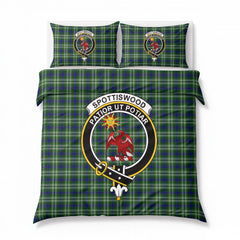 Spottiswood Tartan Crest Bedding Set