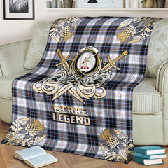McRae Dress Modern Tartan Gold Courage Symbol Blanket