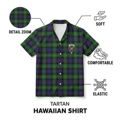 Baillie Tartan Crest Hawaiian Shirt