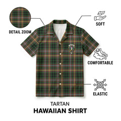 Buchanan Hunting Tartan Crest Hawaiian Shirt