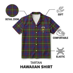 Durie Tartan Crest Hawaiian Shirt