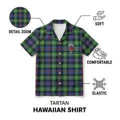 Farquharson Ancient Tartan Crest Hawaiian Shirt