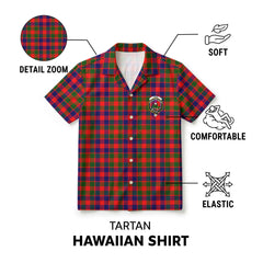 Gow (of Skeoch) Tartan Crest Hawaiian Shirt
