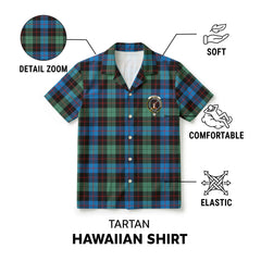 Guthrie Ancient Tartan Crest Hawaiian Shirt